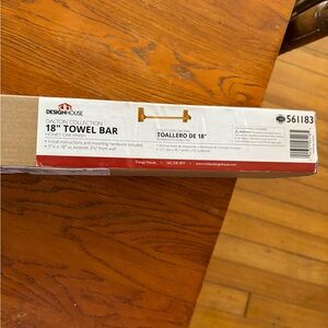 Design House Honey Oak Towel Bar